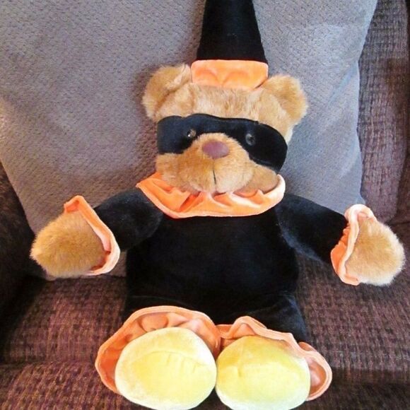 Sugar Loaf Teddy Bear Masked Plush Stuffed Animal - Picture 1 of 6